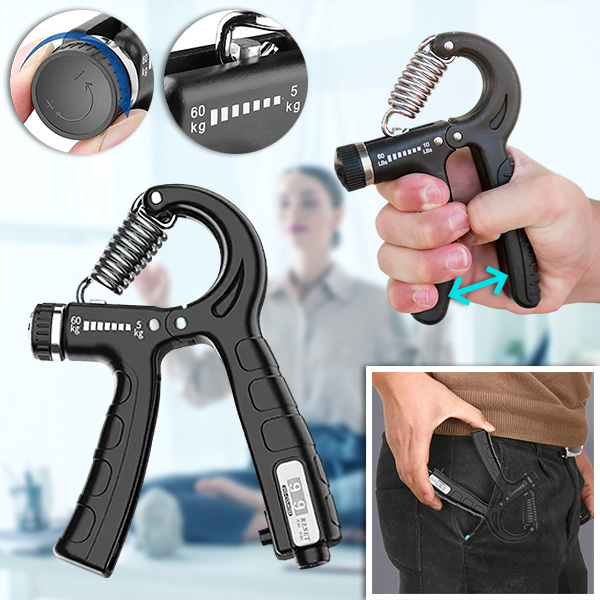 Trenažer za oprijem roke s števcem | SQUEEZEFIT