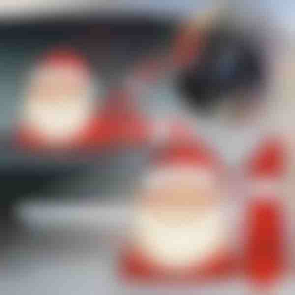 Nalepka Božiček za zadnji brisalec avtomobila | SANTAWIPER