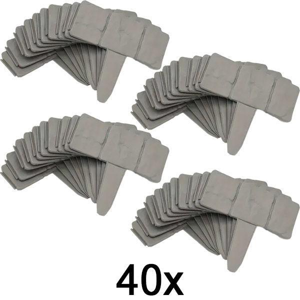 4x Kamniti robniki za vrt (10 kosov) | MINIFENCE