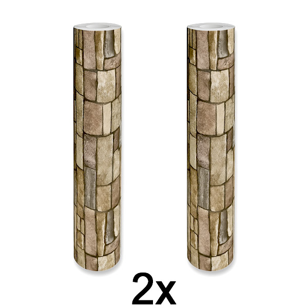 2x Stilska 3D tapeta – enostavna preobrazba sten  | WALLCORWRAP