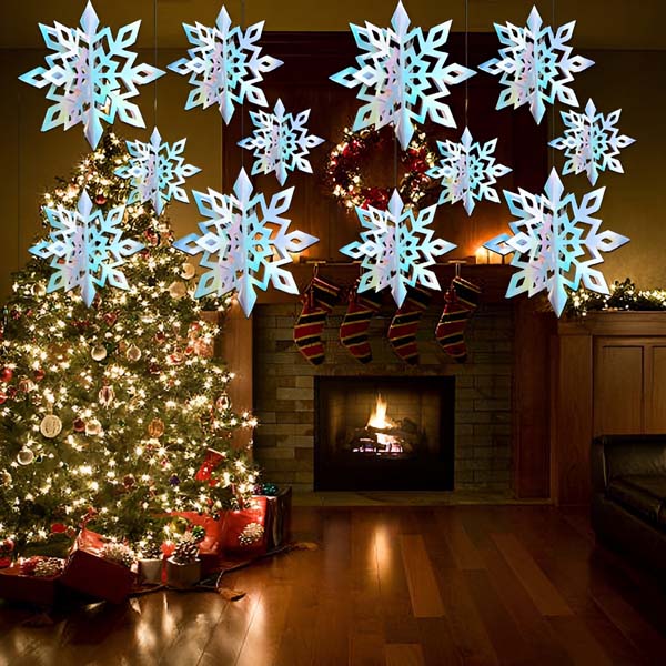 3D holografske snežinke (6 kosov) | HOLOFLAKE